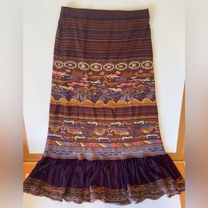 Body Con Skirt Peruvian Connection, Alpaca, Silk, Cotton